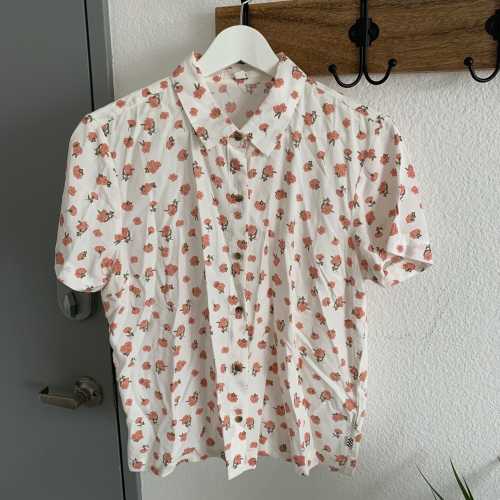 Vans floral print blouse